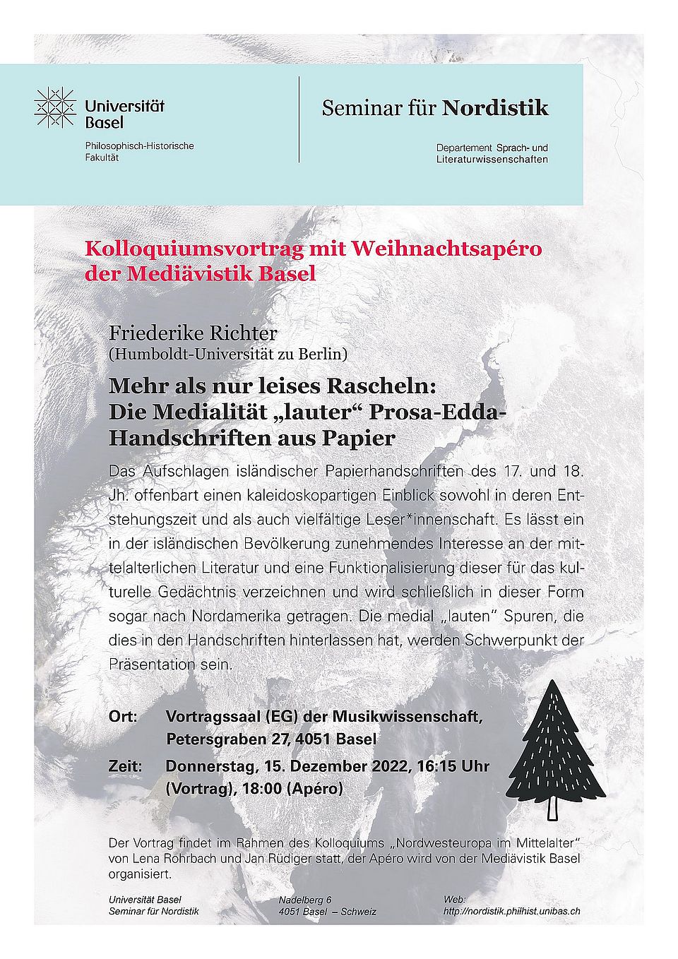 Flyer der Veranstaltung