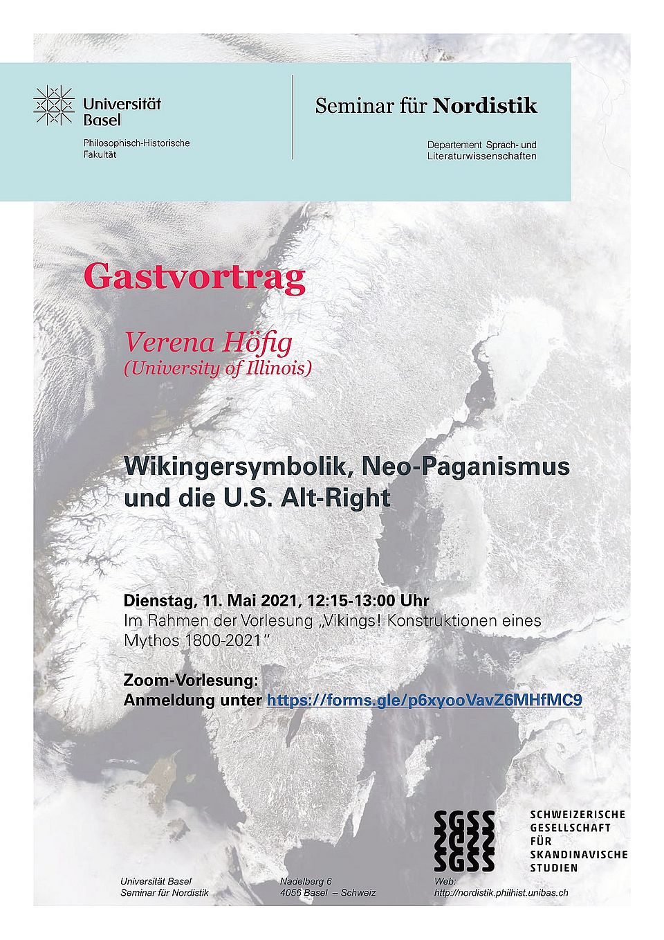Flyer Gastvortrag Höfig